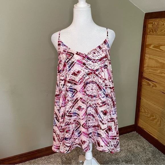 Show Me Your Mumu Circus Mini Dress in Pink Abrias Spaghetti Strap Small - Picture 3 of 11